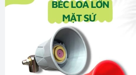 BÉC LOA XOAY MẶT SỨ XỊT TƯỚI CÂY, PHUN THUỐC