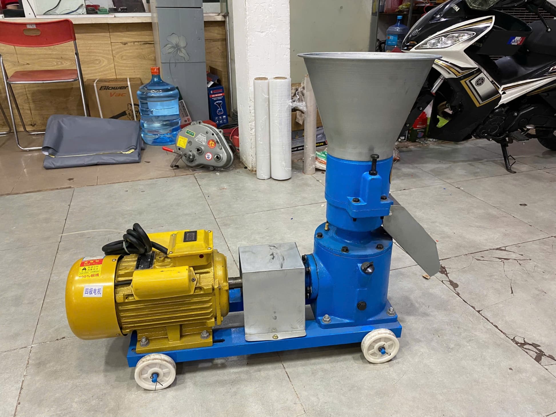 MÁY ÉP CÁM VIÊN TK180 HUNAN 3KW
